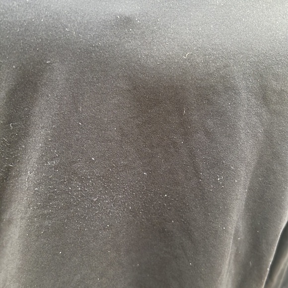 St. John Caviar Collection Fine Jersey Black Turtleneck Top Women's Size L - Picture 7 of 8